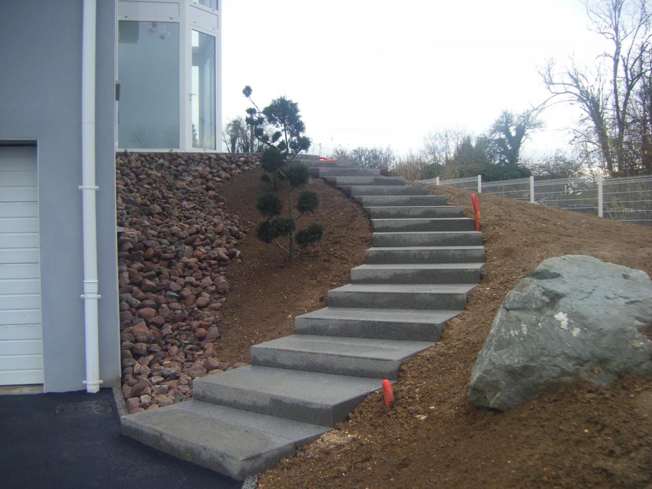 Création d'escalier en béton dans les Deux-Sèvres